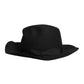 Black Wide Brim Trilby Fedora Hat