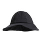 Black Cotton Wide Brim Bucket Hat