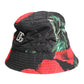 Multicolor DG Plaque Wide Brim Bucket Hat