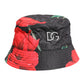 Multicolor DG Plaque Wide Brim Bucket Hat