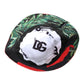 Multicolor DG Plaque Wide Brim Bucket Hat