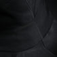 Black Cotton Wide Brim Fedora Hat