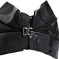 Black Nylon Stretch DG Logo Head Band Hat