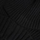 Black Cashmere Knitted Winter Beanie Hat