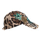 Brown Leopard Sequin Sicily Baseball Cap