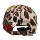 Brown Leopard Sequin Sicily Baseball Cap