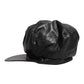 Black Calf Newsboy Capello Cabbie Hat