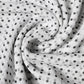 White Polka Dots Polyester Wrap Shawl Scarf