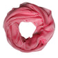 Pink Silk Rectangle Women Wrap Shawl Scarf