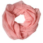 Pink Silk Rectangle Women Wrap Shawl Scarf