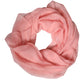 Pink Silk Rectangle Women Wrap Shawl Scarf