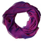 Purple Silk Rectangle Wrap Shawl Scarf