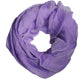 Purple Silk Rectangle Wrap Shawl Scarf