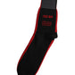 Black Nylon DG Logo Mid Calf Men Socks