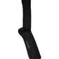 Black Cotton DG Logo Mid Calf Men Socks