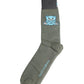Gray Cotton DG Bear Mid Calf Socks