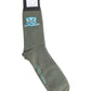 Gray Cotton DG Bear Mid Calf Socks