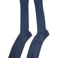 Blue Cotton DG Logo Over The Calf Socks
