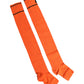 Orange Cotton DG Logo Print Open Toe Socks