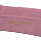 Rose Pink Cotton Over The Calf Socks