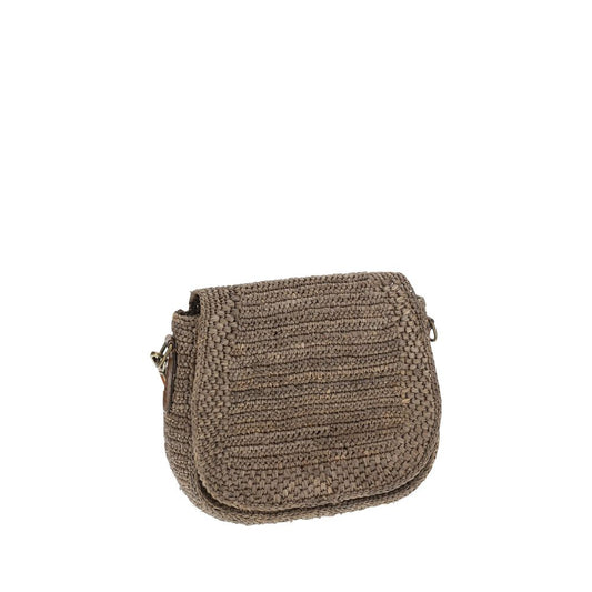 Tia Raffia Shoulder Bag