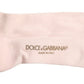Ivory Cotton Stretch Logo Over Calf Socks