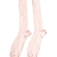 Ivory Cotton Stretch Logo Over Calf Socks