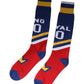 Multicolor Cotton Stretch Over Calf Socks