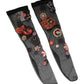 Black Stretch Carretto Crystal Stockings Socks