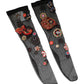 Black Stretch Carretto Crystal Stockings Socks
