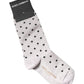 Gray Viscose Stretch Dotted Socks