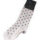 Gray Viscose Stretch Dotted Socks