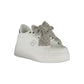 White Synthetic Women Sneaker