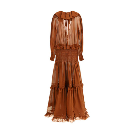 Silk long Dress