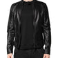 Black Sheep Leather Biker Full Zip Jacket