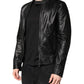 Black Sheep Leather Biker Full Zip Jacket