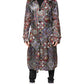 Multicolor Royal Bee Crown Trench Coat Jacket