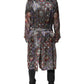 Multicolor Royal Bee Crown Trench Coat Jacket