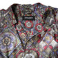 Multicolor Royal Bee Crown Trench Coat Jacket