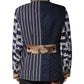 Multicolor Cotton Logo Patchwork Coat Jacket