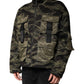 Multicolor Camouflage Cotton Bomber Jacket