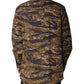 Brown Leopard Cotton Collared Coat Jacket