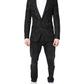Black Floral Jacquard Coat Jacket Blazer