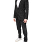 Black Floral Jacquard Coat Jacket Blazer