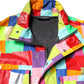 Multicolor Cotton Full Zip Men Biker Jacket