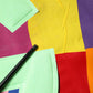 Multicolor Cotton Full Zip Men Biker Jacket