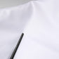 White Nylon Full Zip Cropped Bomber Jacket