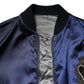Blue Nylon DG Crown Full Zip Bomber Jacket
