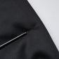 Black Polyester DG Hooded Full Zip Jacket