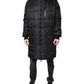 Black Hooded Parka Coat Winter Jacket